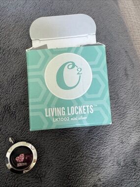 Origami Owl mini locket with charms